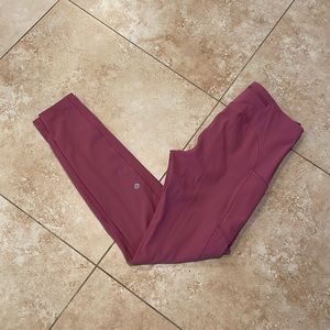Lululemon pink Leggings